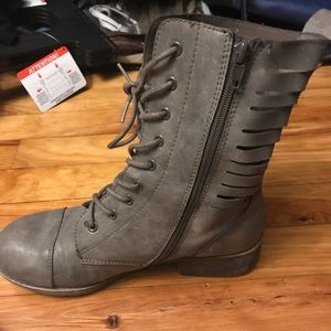 Madden Girl Combat Boots